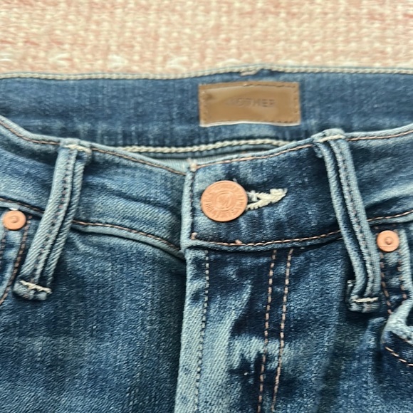 MOTHER The Insider Crop Step Chew jeans - Picture 5 of 12